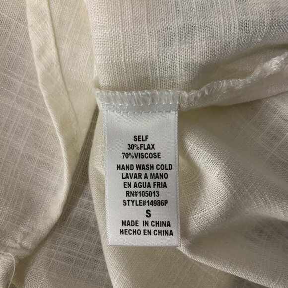 Altard State Ivory Embroidered Sleeveless Top Small Boho Cottagecore - Picture 6 of 6